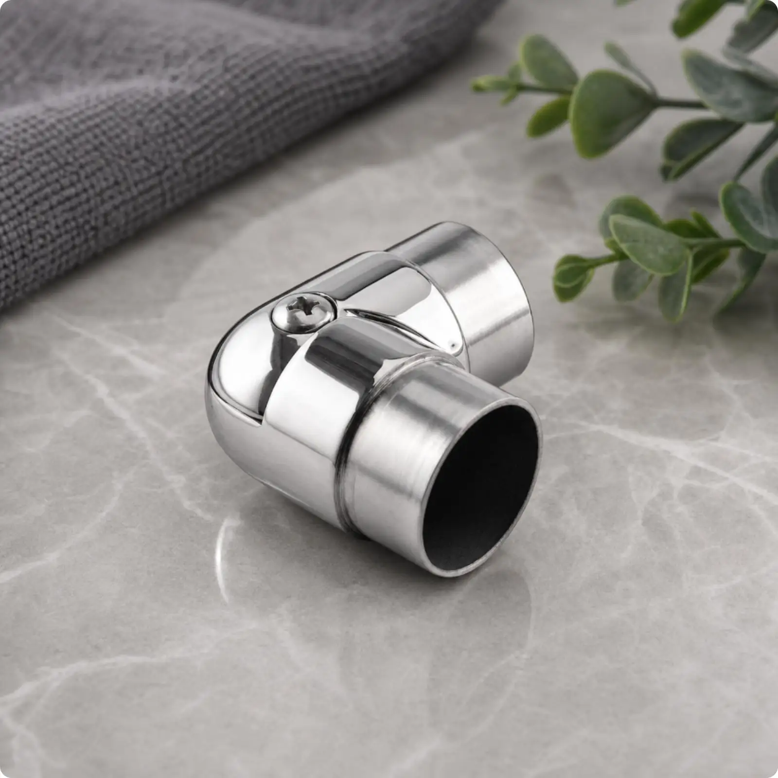Elbow Fitting Polished Pipe Fitting with Screw Compact for Marine, Builders