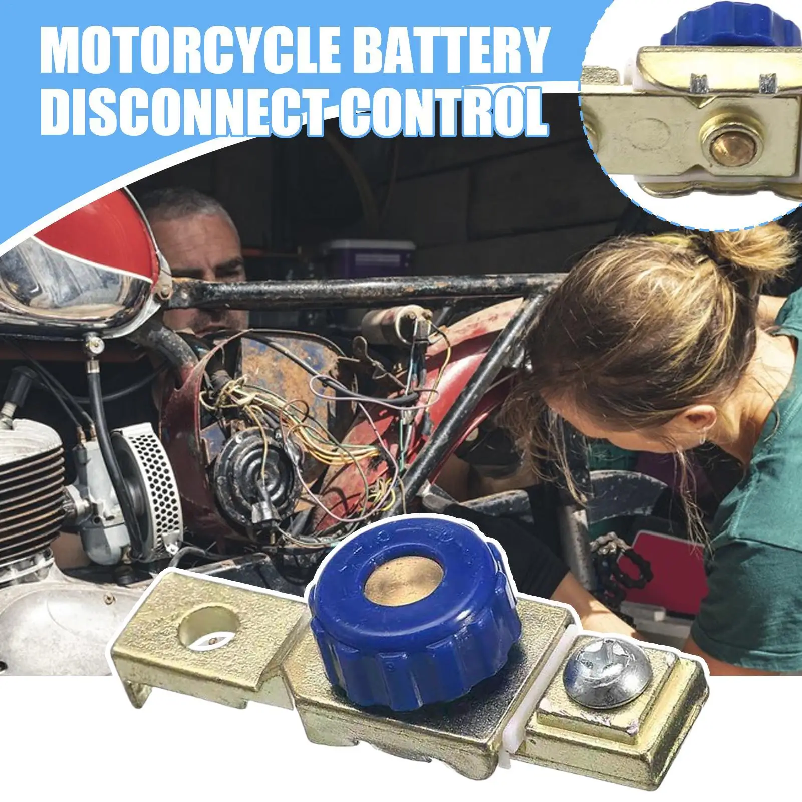 Battery Disconnect Control Relay Motorcycle Battery Disconnect For Truck Motorbike Power Off Control For Avoiding Over-discharge