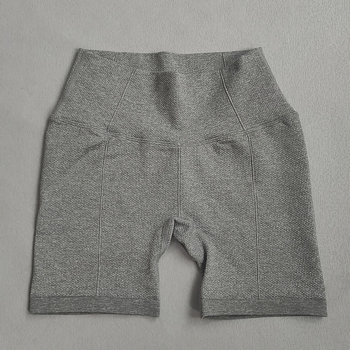 Seamless Yoga Shorts Checkered Pattern Breathable Fitness Shorts Gym Scrunch Butt Leggings Shorts Workout Sports Push Up Shorts