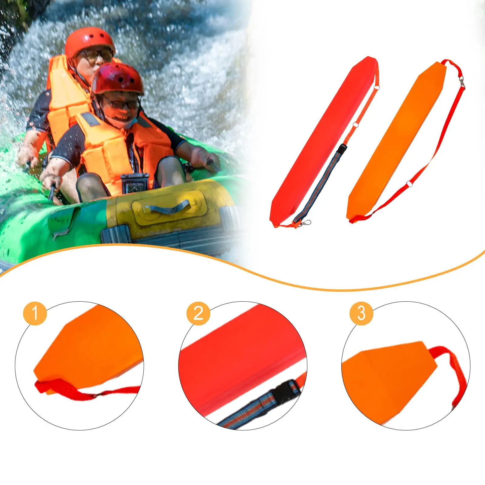 Lifeguard Tube Compact Floating Pool Tray EVA Swimming Aid Float Belt for Water Operation and Pool Exercise