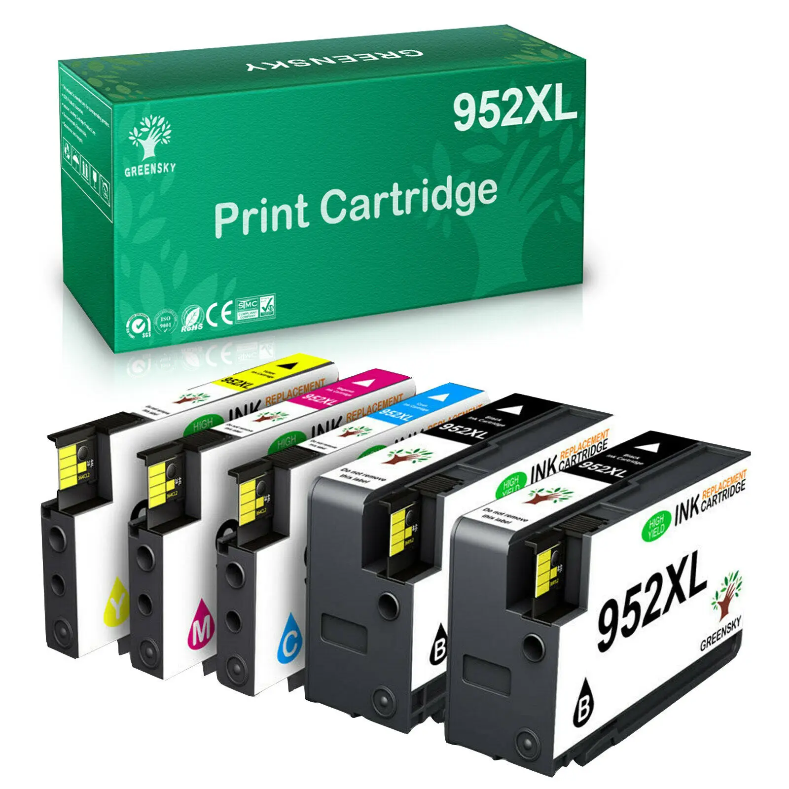 

5 952XL Ink Combo for HP Officejet Pro 7730 7740 8210 8725 8740 8216 8218 8718