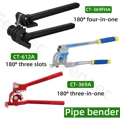 Three-slot Three-in-one Pipe Bender 180° Four-in-one Four-slot Multi-purpose Combined Pipe Bender Copper Brass Aluminum Tube