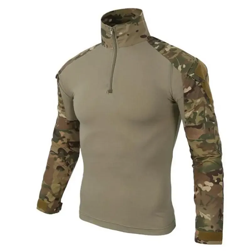 

US Army Tactical Military Uniform Airsoft Camouflage Combat-Proven Shirts Rapid Assault Long Sleeve Shirt Battle Strike