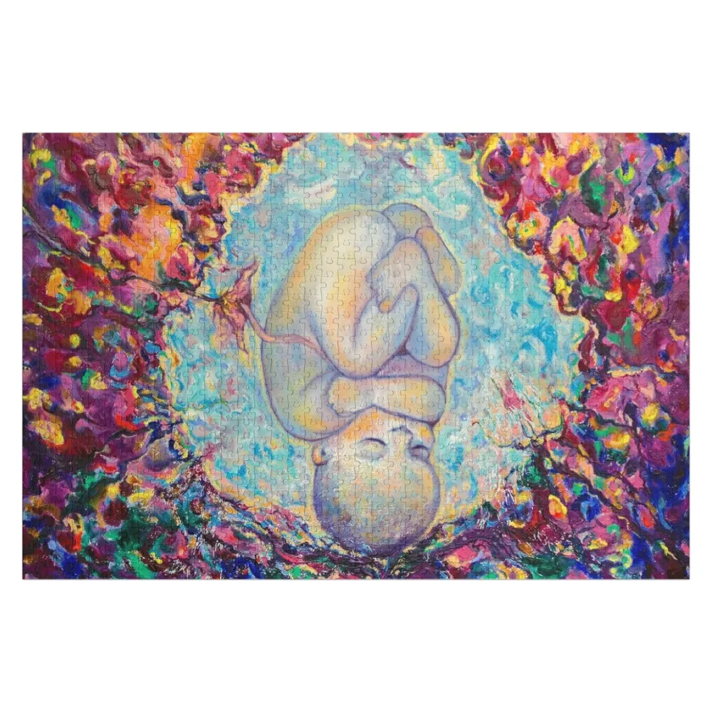 

Пазл «Рождение жизни» с индивидуальной фотографией, персонализированный деревянный пазл с фото, персонализированный IQ-пазл