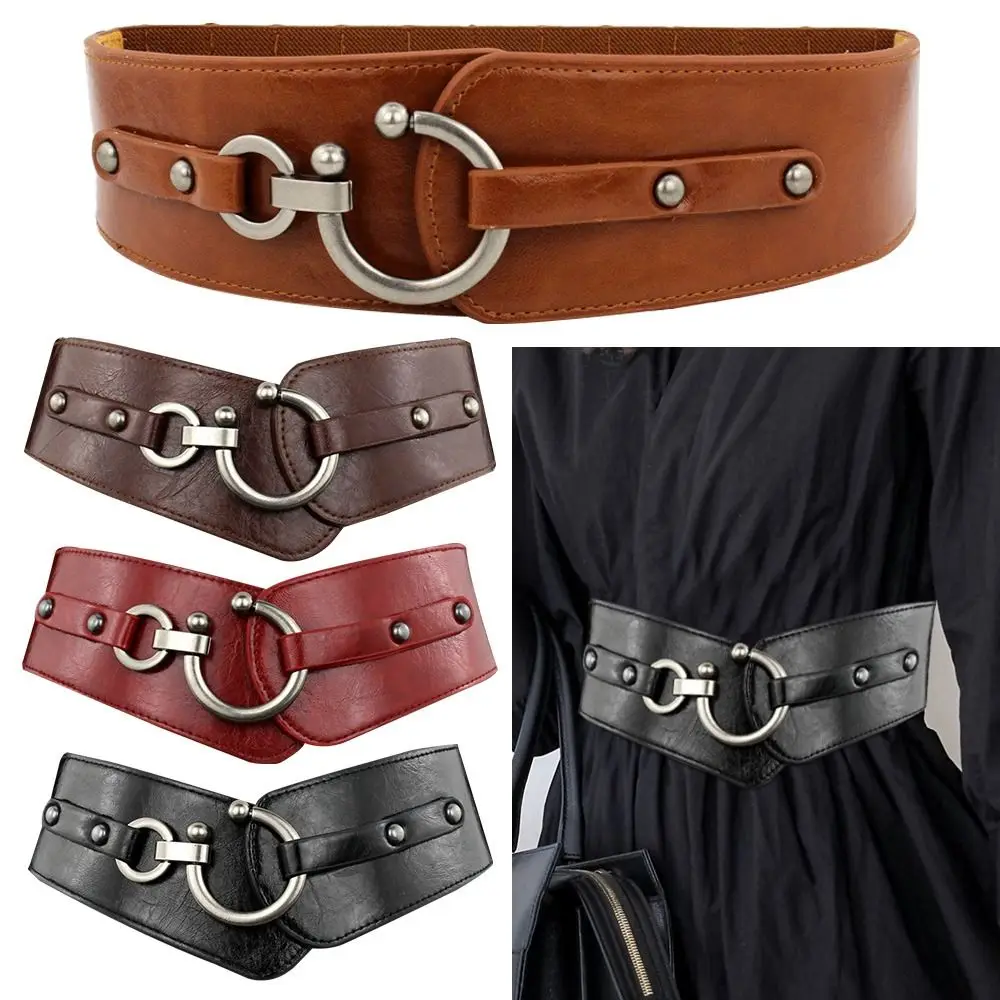 Fashion Plus Size Luxury Belts Vintage Elastic Wide Corset Band D Letter Waistband Apparel Accessories