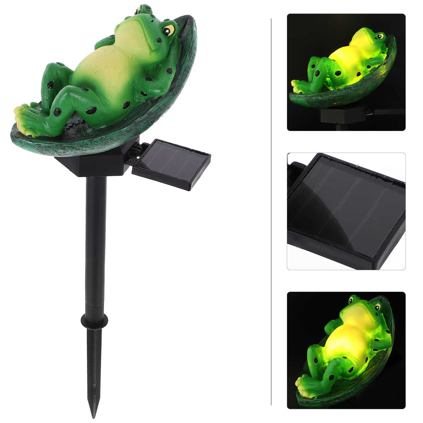 الضفدع على شكل حديقة الشمسية حصة ضوء مصباح حديقة في الهواء الطلق لتزيين مسار الفناء Led إضاءة المناظر الطبيعية للماء
