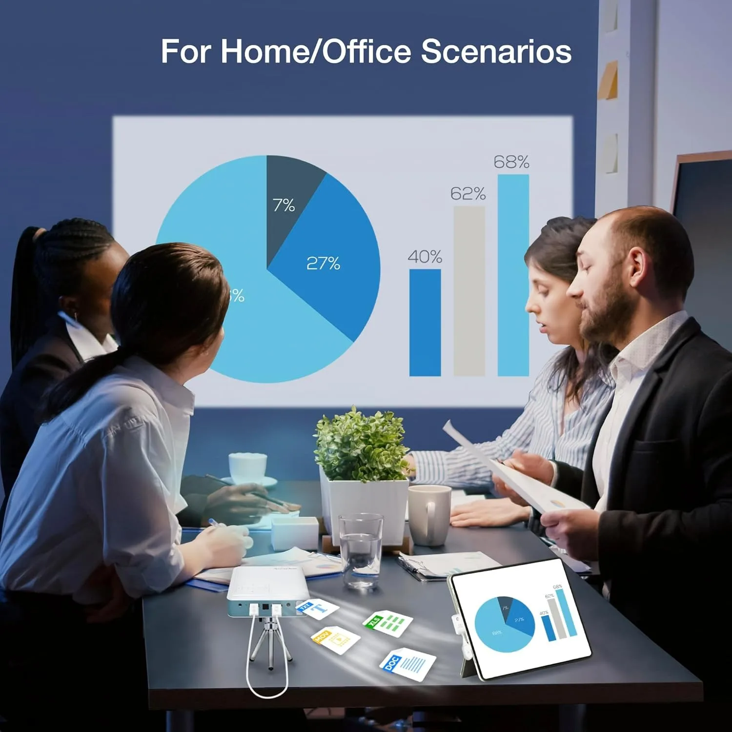 Wireless Projection Type-C to 1080P Display HDMI-compatible Transmitter and Receiver for Thunderbolt3 Laptop Phone HDTV Monitor