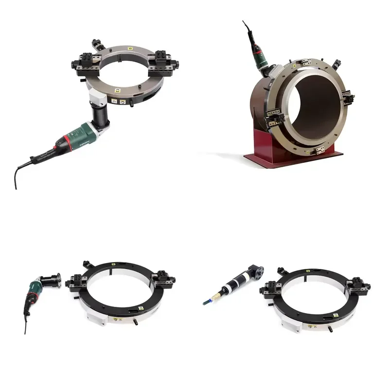 Portable On-site Pipeline Processing Equipment External Card-type Pipe Cutting Beveling Machine for On-site Pipeline