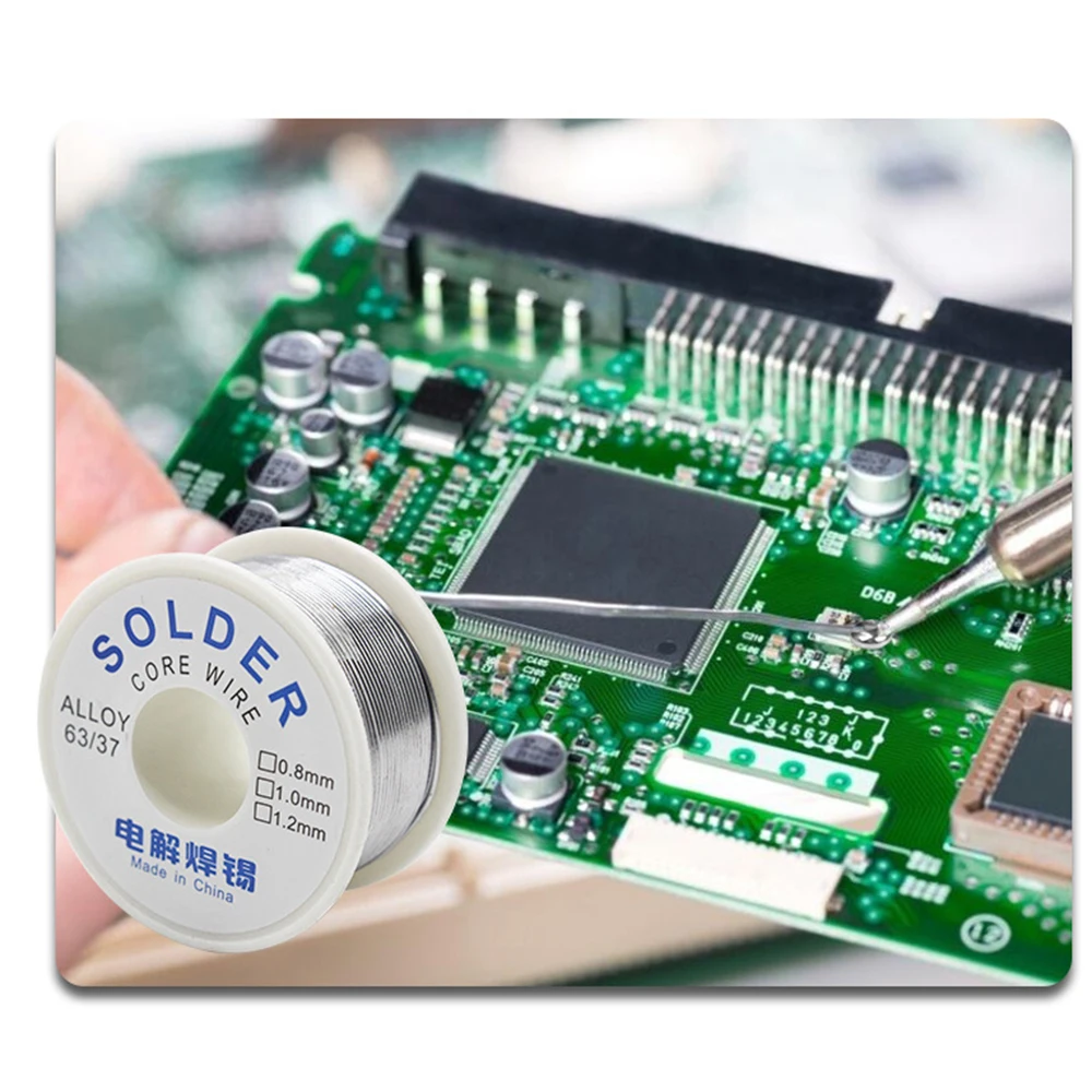 20/30/50/100G Tin Wire Soldering Wire with Flux Melt Rosin Core Solder Roll No-clean Electrical 0.8mm Repair Solder