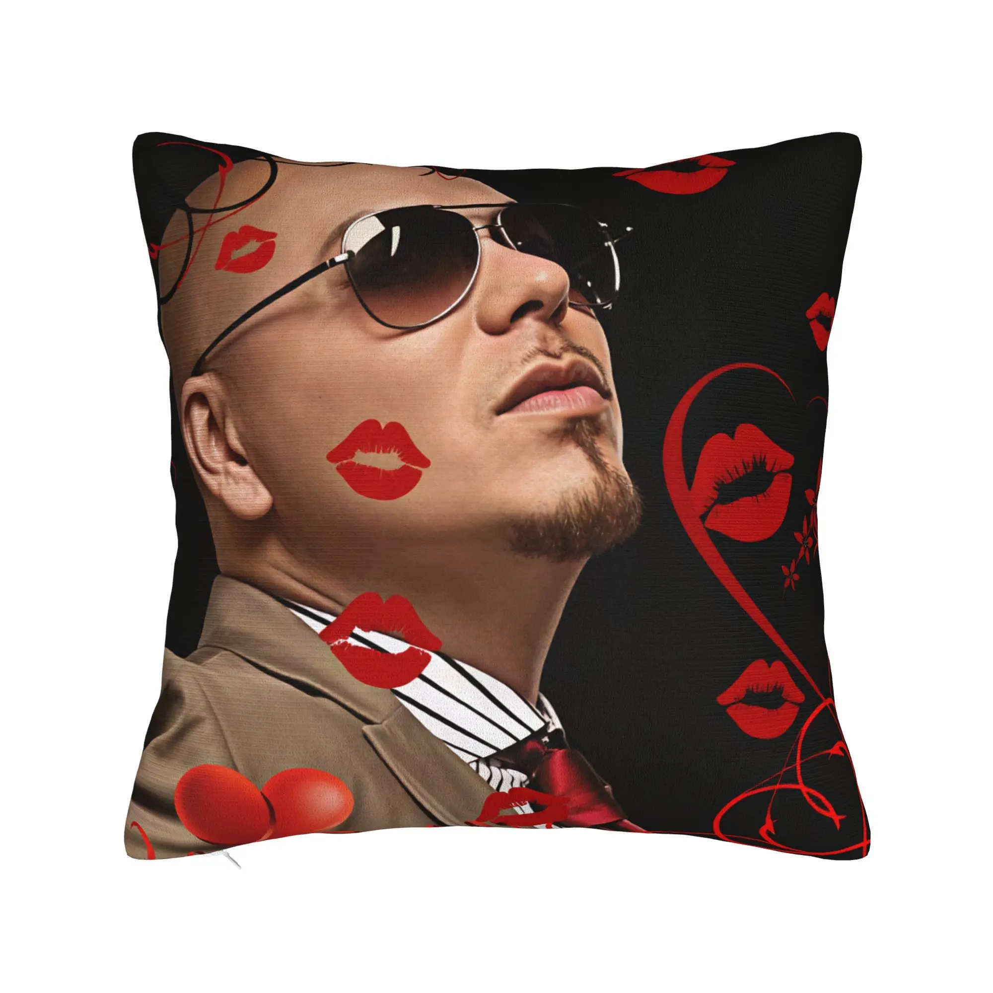 Pitbull Mr Worldwide Tour Pillow Case  Print Pillow Cover Fashion Cushion Cover For Sofa Bedroom Home Decor