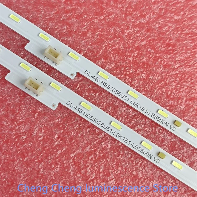 59.8CM LED backlight strip Hisense HZ55E5A HZ55E5D HZ55E7D  RSAG8.038.6479 55HE550S6U51 68LED  52LED