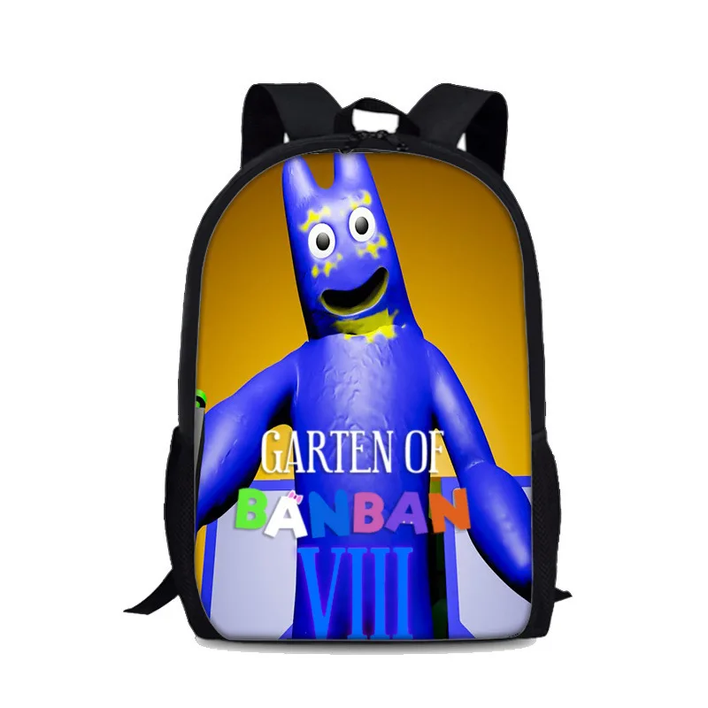 Mochila Garten of Banban 8, bedruckter Rucksack, Cartoon-Anime-Reißverschluss, Schultasche, Gartenspiel, Banban-Bleistiftbeutel für Kinder, Geburtstagsgeschenke