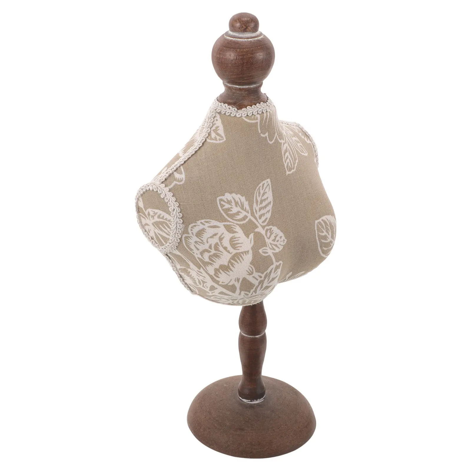 Vintage Wooden Jewelry Display Stand Necklace Holder Stable Elegant Organizer for Home Store Trade Show Jewelry Showcase