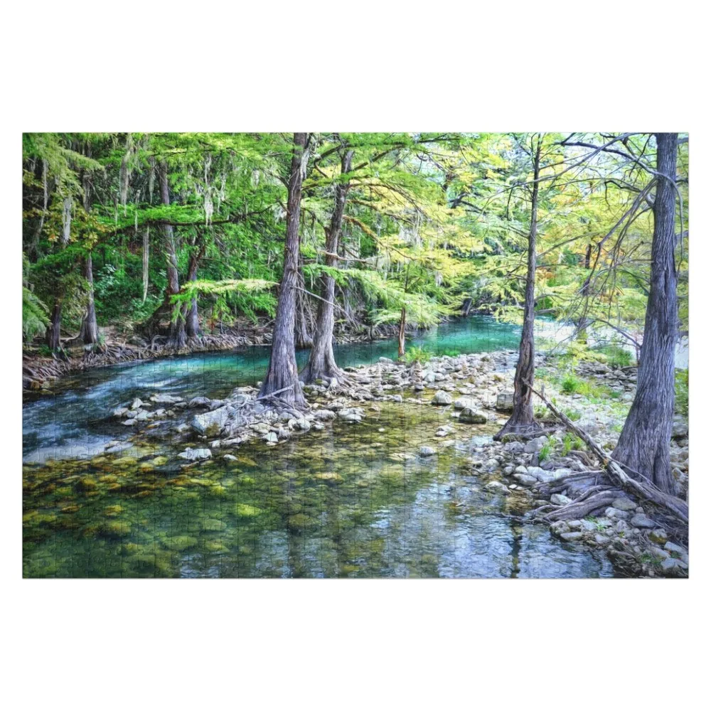 Guadalupe River Jigsaw Puzzle Wooden Animal Children Wood Name Photo Custom Puzzle