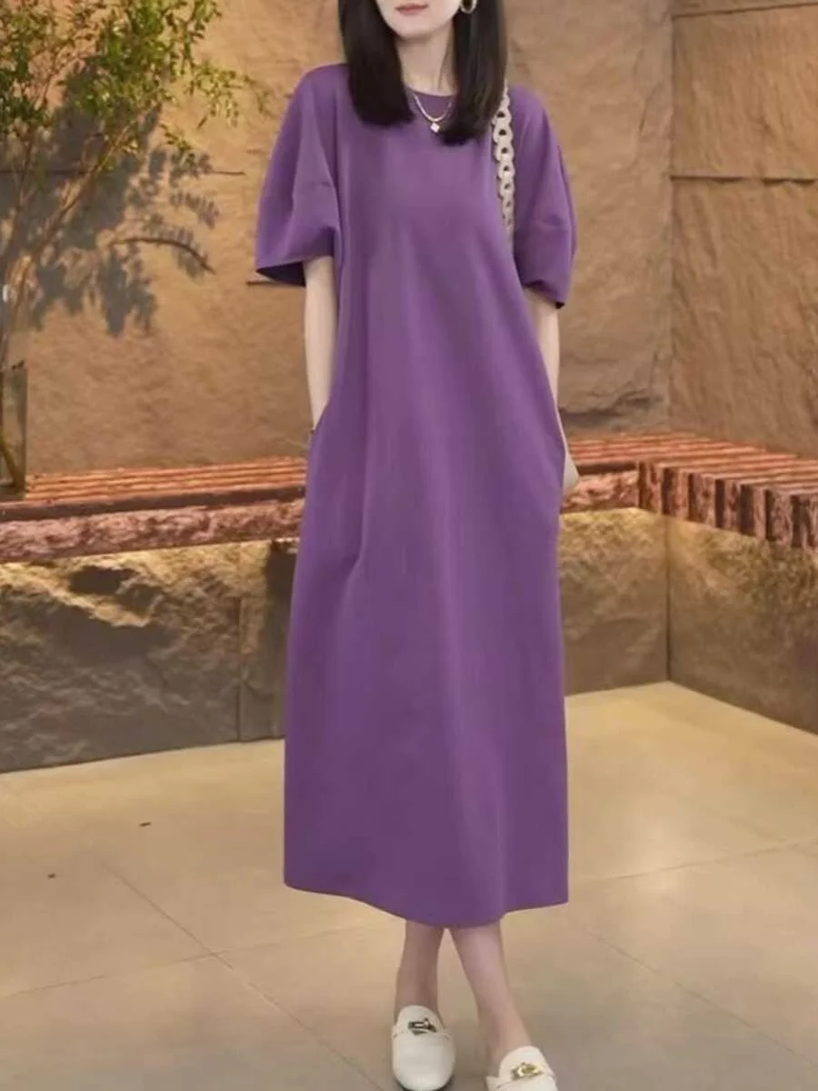 

Летние повседневные свободные женские туфли больших размеров Dr ort Sve, универсальные длинные платья, антивозрастные, для поездок на работу, круглые, Ne