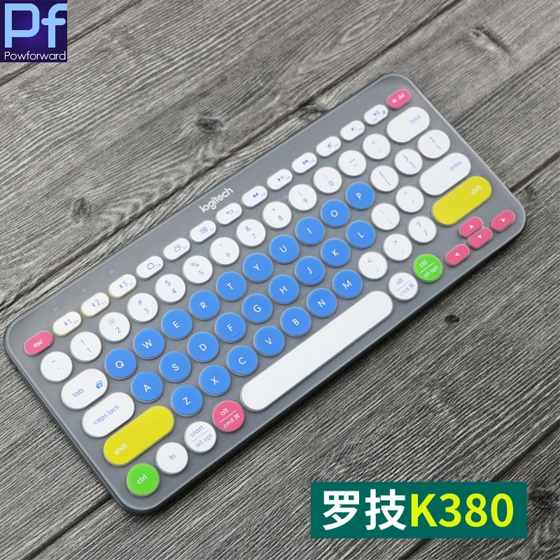 Ultra Thin Silicone Laptop Keyboard Cover Skin Protector for Logitech K380 Keyboard