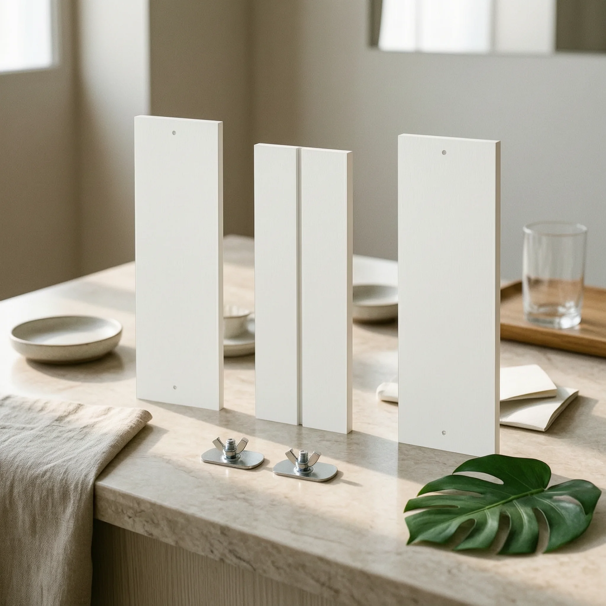 3 Pieces Telescopic Window Baffle Panel Easy to Install Portable Air Conditioner Window Vent Kit Hardware Stable Secure