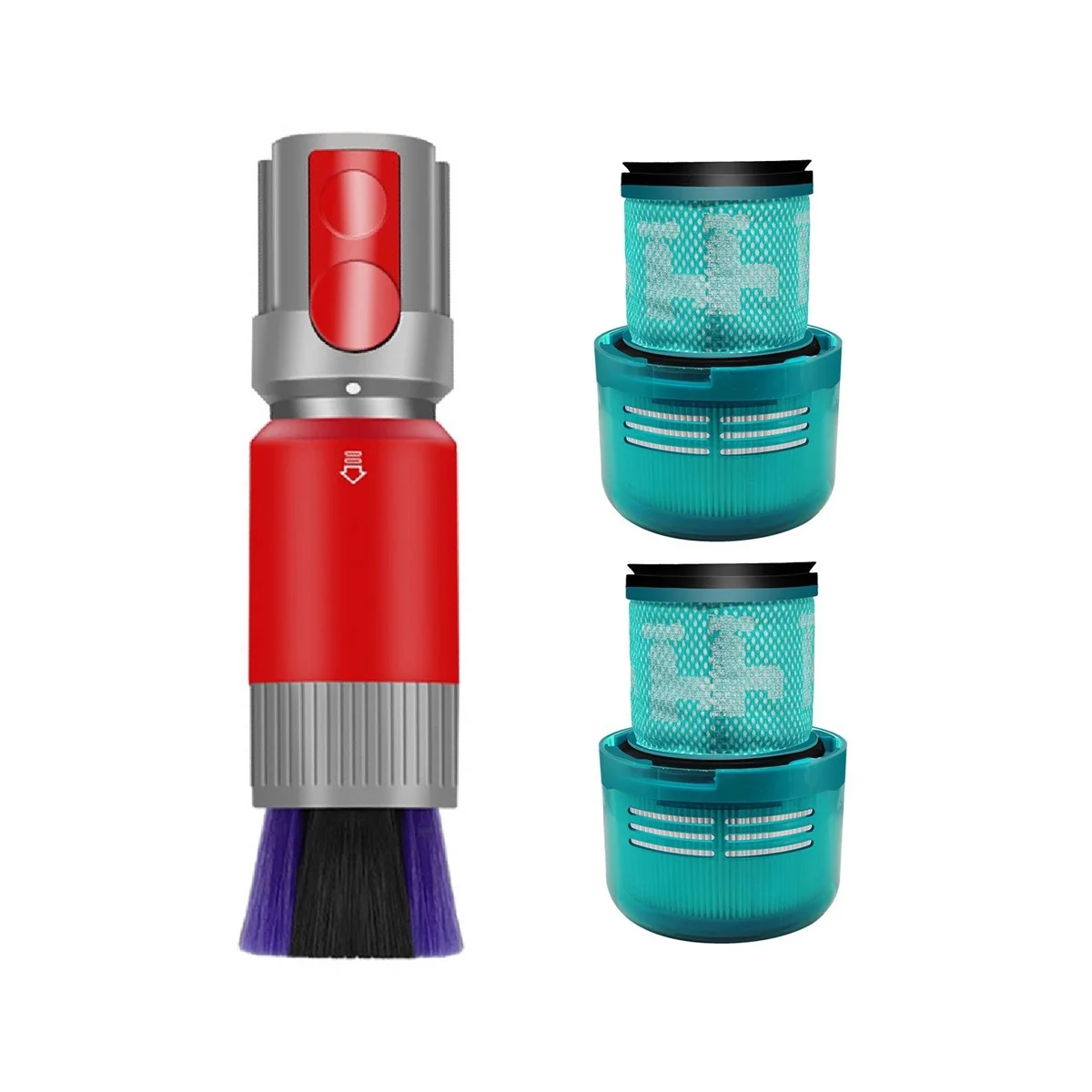 

Suitable for V15 Vacuum Cleaner Traceless Dust Removal Soft Brush Ultra-Narrow Space Suction Head Filter