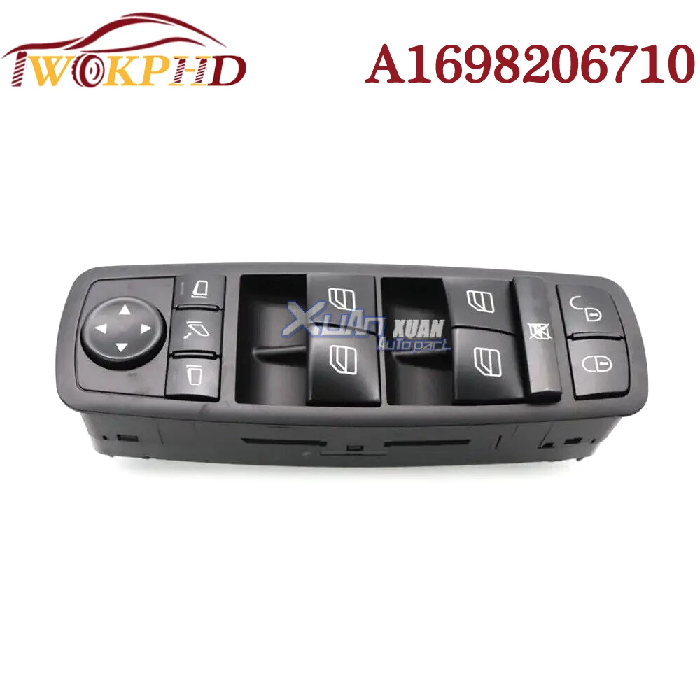 A1698206710 NEW 1x Front Left Power Window Master Switch For Benz B-Klasse W245 W169 A-Klasse 1698206710