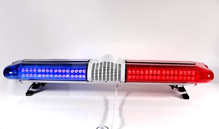 47 inch 12V 24V 144W ambulance lights and siren roof car truck LED warning light bar ans siren radio