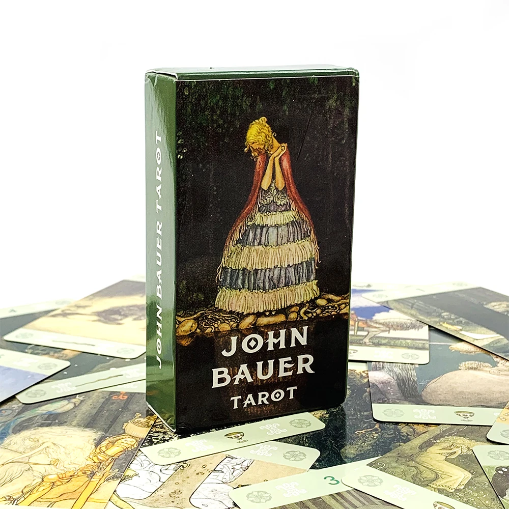 John Bauer Tarot Cards A 78 Oracle English Visions Divination Edition Borad Playing Games,Meditation & Spiritual Practices