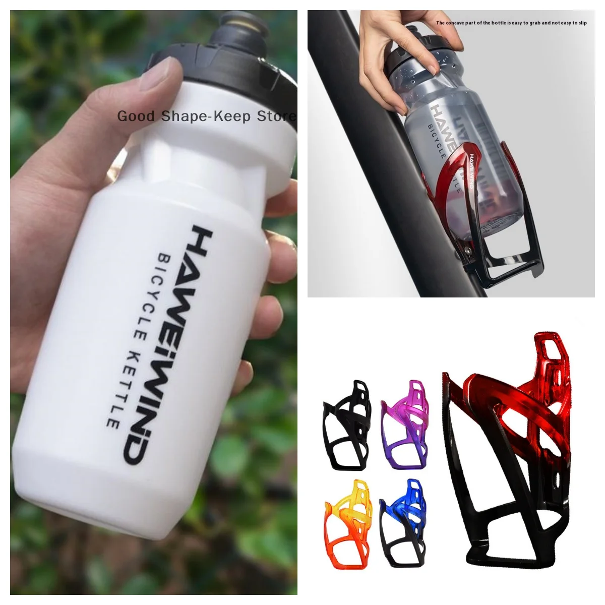 1PC 620ML Große Kapazität Fahrrad Wasser Flasche Für Mountain Road Radfahren Sport Fitness Outdoor Laufen Reiten Wandern Wasserkocher