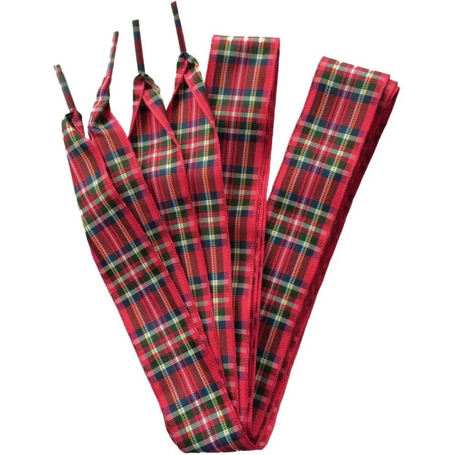 

Широкие фантастические клетчатые тканевые шнурки 1 Ih на плоской подошве с лентой в клетку для спортивной обуви для кроссовок 47/55 Ih