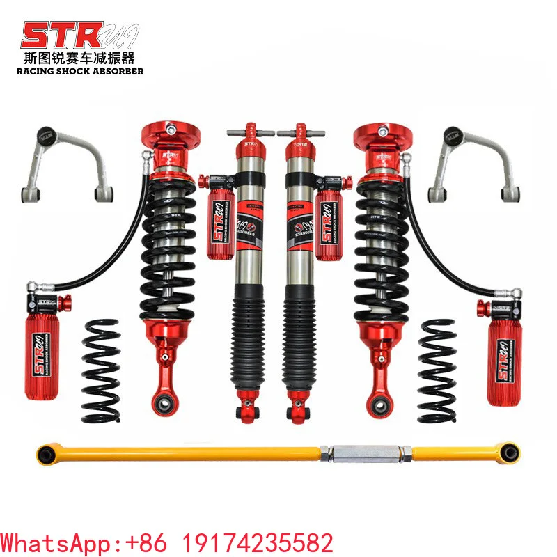 

STR Nitrogen Off Road Shock Absorber Adjustable Suspension Coilover Spring 4 Link Suspension Ki Suitable for Great Wall Tank 400