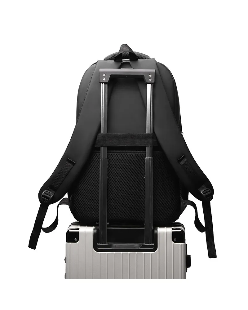 Simple wind travel backpack large capacity men's backpack high sense business computer bag student schoolbag