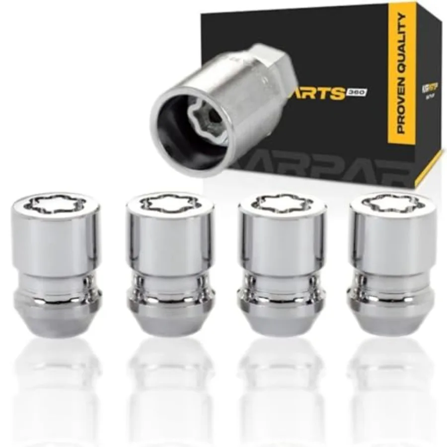 

McGard Wheel Lock Nut Set for Nissan Altima 1993-2020 4 Pack Cone Seat M12 x 1.25 19mm and 21mm Dual Hex 1.28 in. Length Chrome