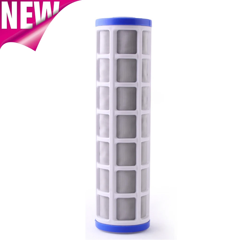 10"40 Micron Stainless Steel Wire Mesh Filter Cartridge  Water Purifier Pre-filter Can Fill Polyphosphate For Scale Prevention