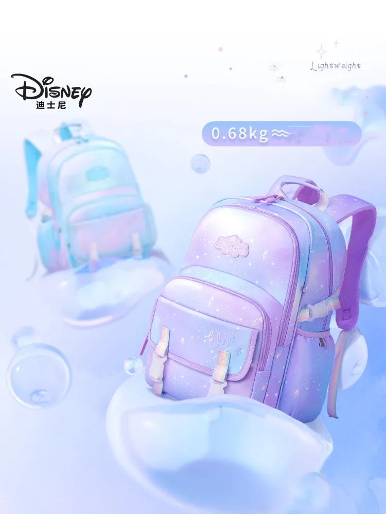 Disney Frozen-Mochila ortopédica de gran capacidad para estudiantes de primaria, morral de ocio de grado 3-6, mochilas de escuela para niñas