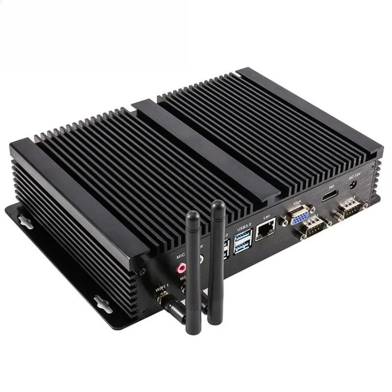 Fanless embedded industrial computer, low power consumption computer