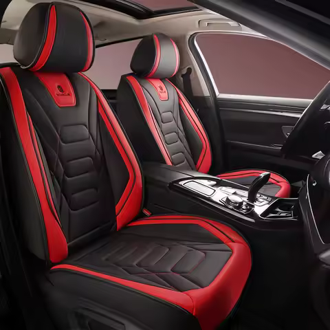 2025 new Fashion Faux Leather Car Seat Covers Universal For Chevrolet Sonic ct6 Dodge Caliber Haval Dargo IX35 Full Set Interior
