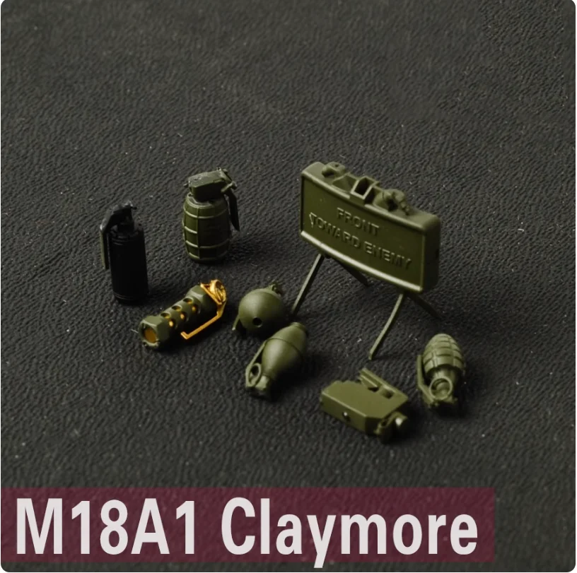 

1/12 Soldier Scene Accessories M18A1 Weapon Resin Parts Model Toy For 6'' Action Figure Doll Body In Stock Collectible