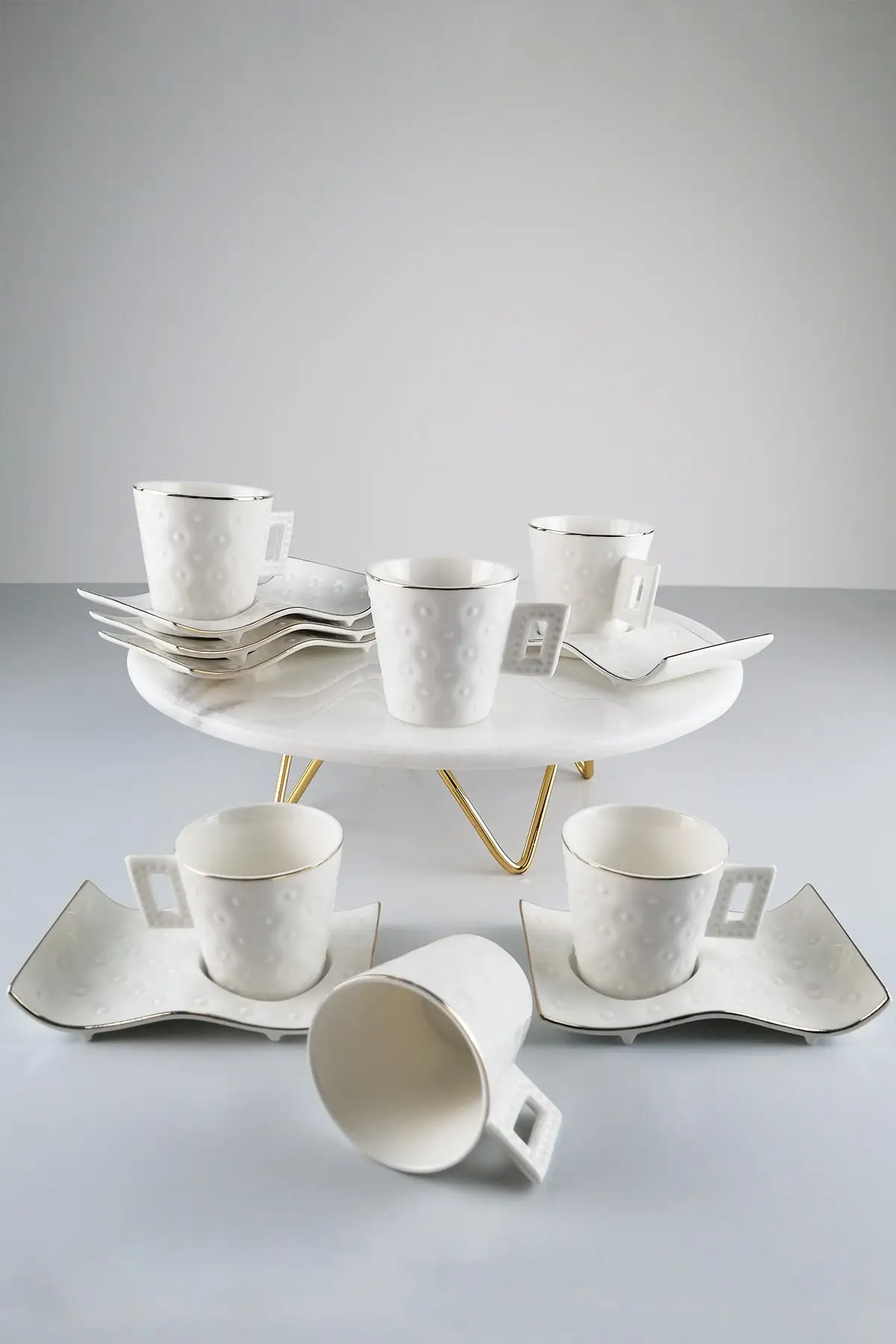 

DOLBOVI 6 pcs porcelain coffee cup set rope Byp-0012