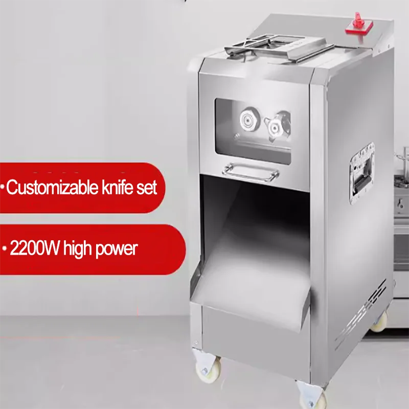Cutting Meat Chicken Breast Filleting Full Automatic Meat Slicer Flake Pork Meat Cutting Slicing