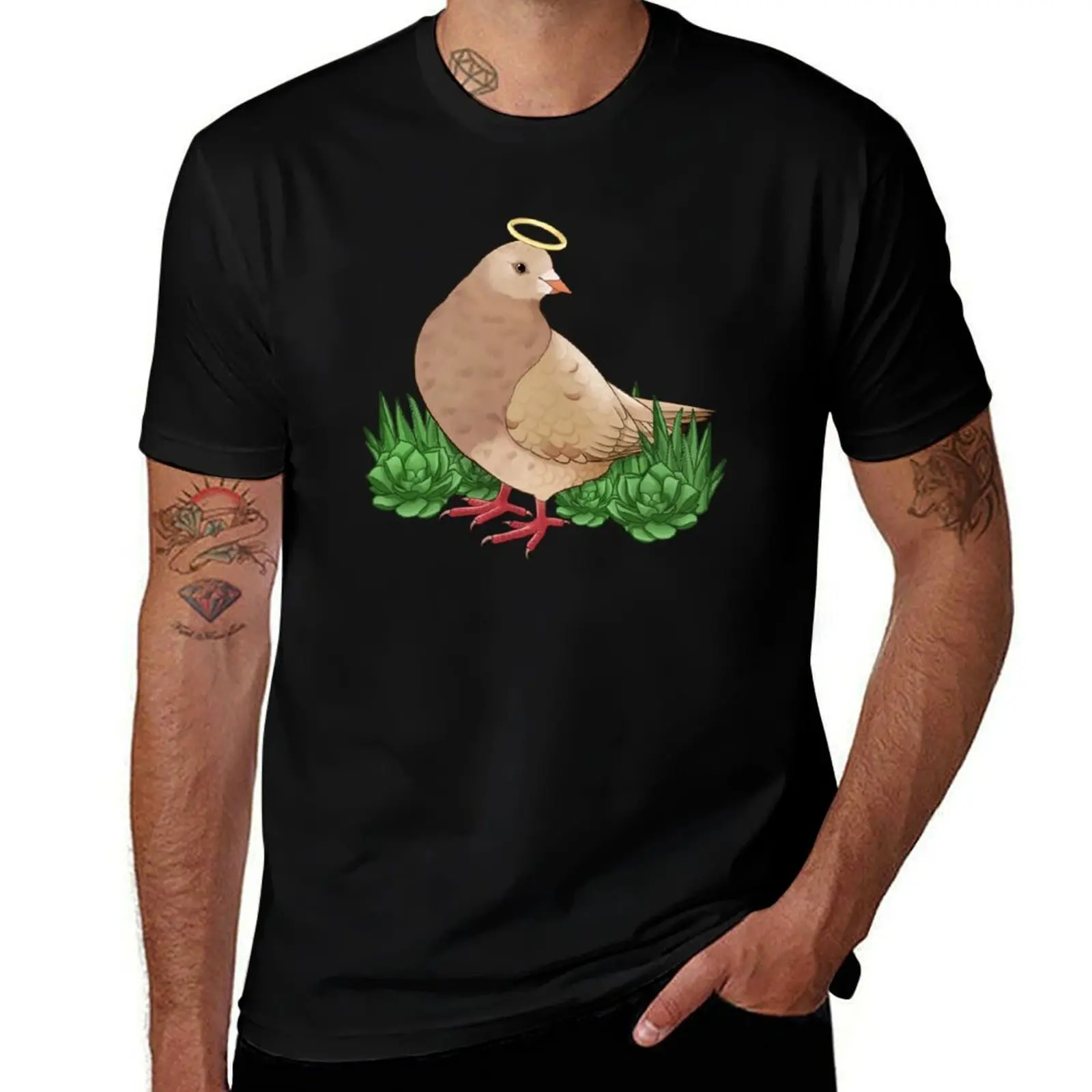 

Cute Pigeon T-Shirt t shirt custom print t shirts for man cotton soft T-Shirt