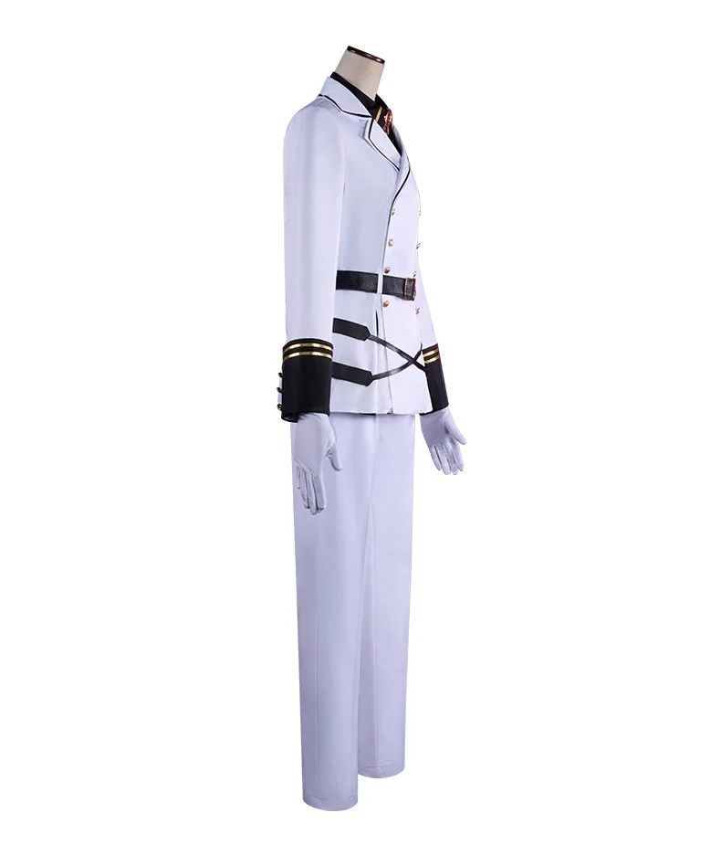 Anime Seraph of The End Hyakuya Mikaela Cosplay Costume Hyakuya Mikaela Suit Uniform Halloween Party Role Play Outfit for Men view 3
