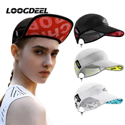 LOOGDEEL Outdoor Sports Running Hat Women Men Sunshade Cycling Headwear Anti-UV Quick-drying Breathable Bike Mountaineering Cap