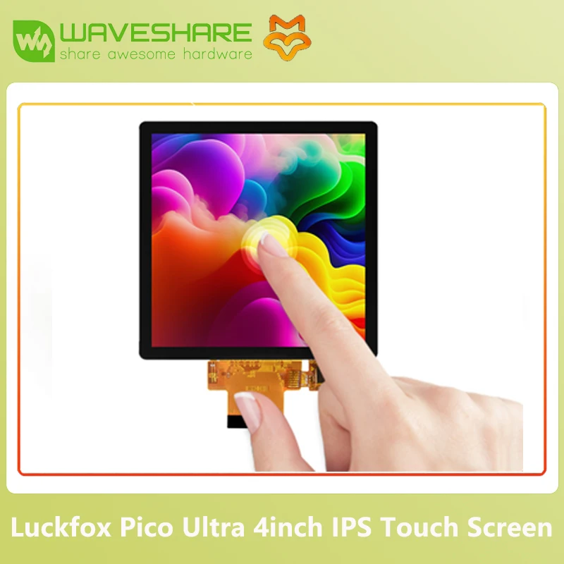 

Luckfox Pico Ultra 4-дюймовый сенсорный IPS-экран емкостный 480x480/720x720 пикселей RV1106 Linux Micro Deve Board