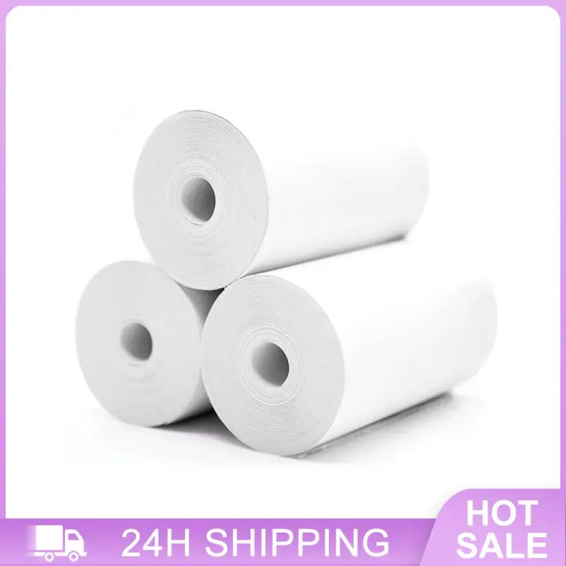 Roll Paper Sheets Thermal Paper Print Paper 55x30mm Thermal Printer White Paper High Quality Color Copy Paper Office Stationer