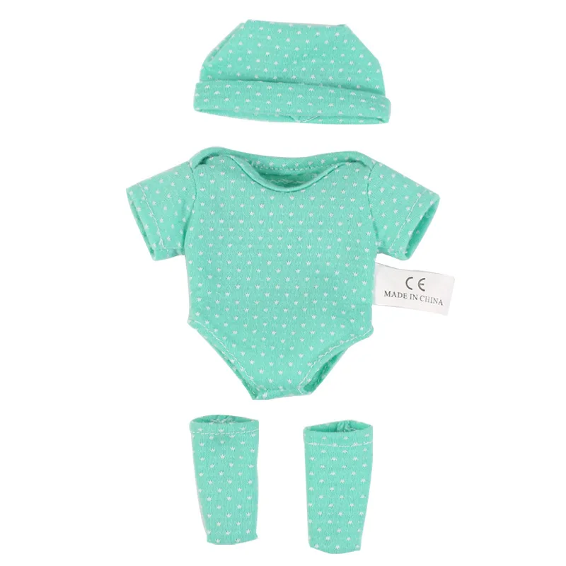 Puppenkleidung für 20cm Reborn-Puppen Set für 7,87 Zoll Pullover Overall Puppenkleidung DIY Anziehspielzeug Puppenzubehör – Detail 24