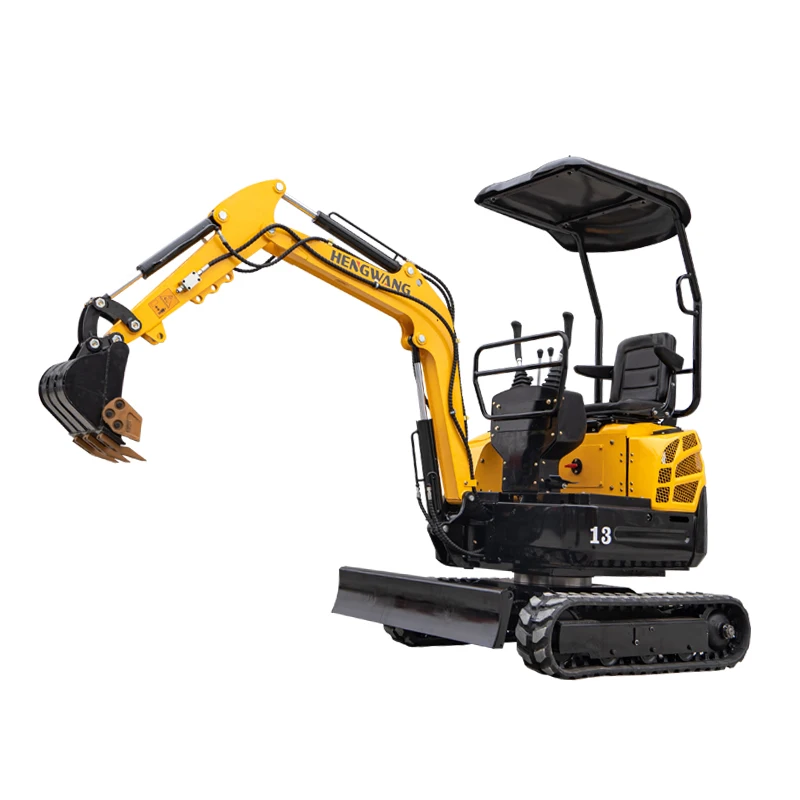 HW-13W 1 Ton  Excavator mini excavator Crawler Digger Suitable For Farm Gardening Work Agricultural Machinery Customized