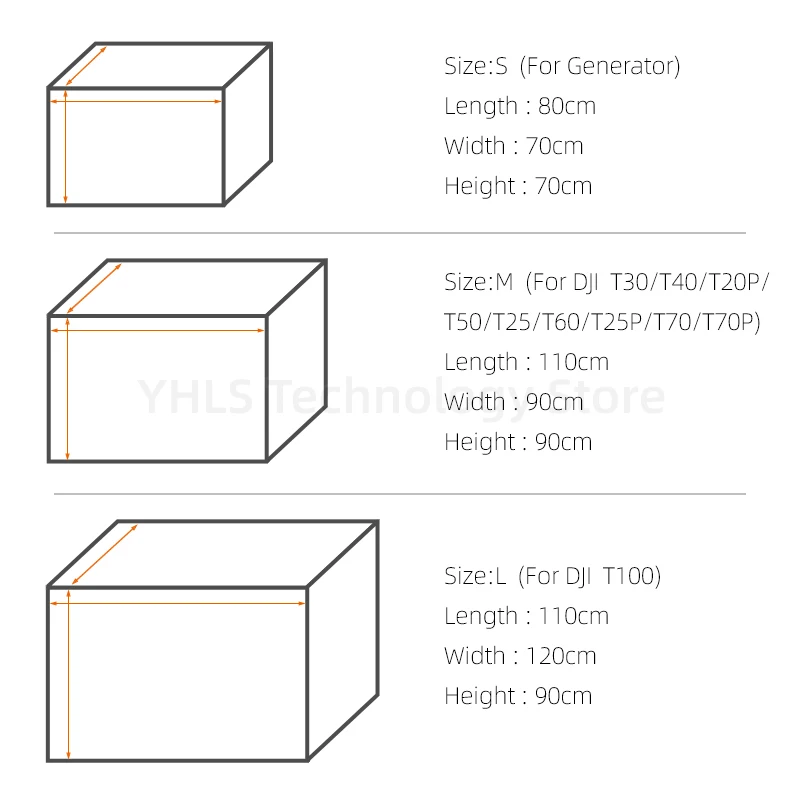 Waterproof Aircraft Rain Cover For DJI T30 T40 T50 T60 T70 T100 Drone Generator Rain Cover Agras Drone Accessories Repair Parts
