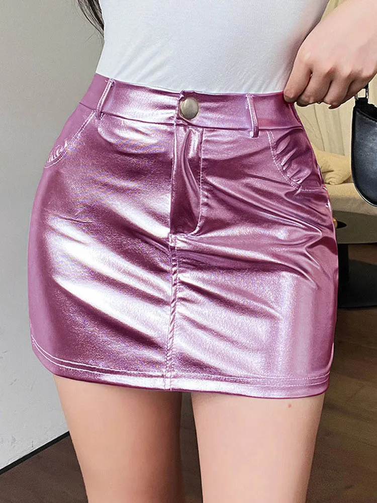 

Women's Half Skirt Trendy Casual Versatile Fashion Half-body Skirt Temperament High Waist Coating Slim Spicy Short Skirt Women