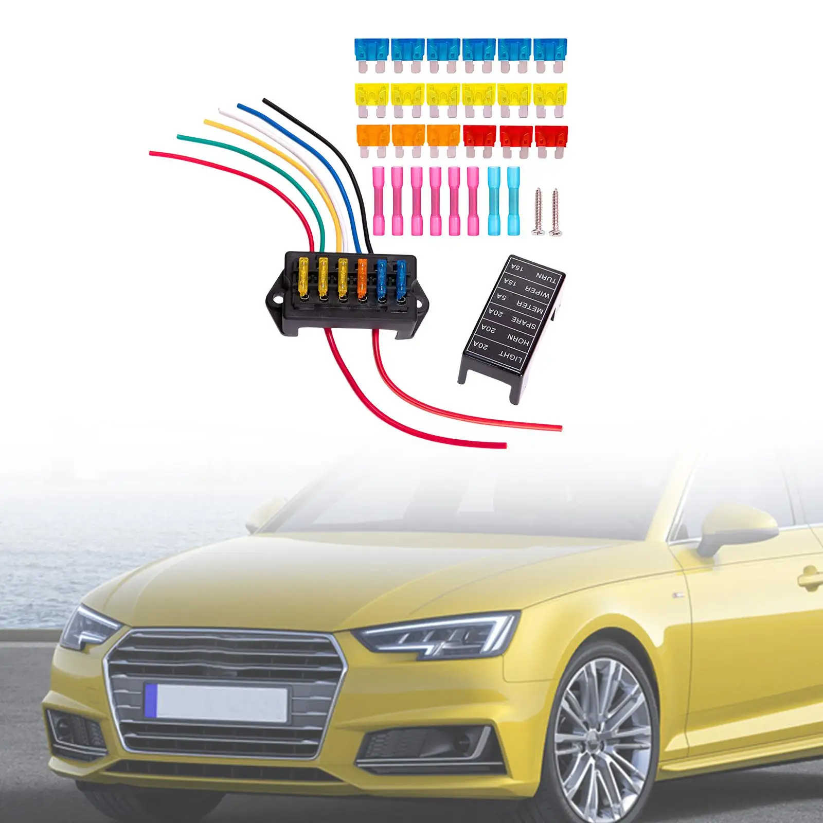 Car Fuse Block 2 In…