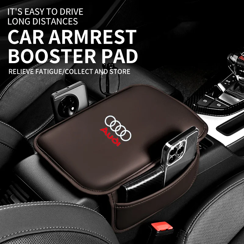 

Защитный чехол для подлокотника центральной консоли, кожаный автомобильный подлокотник, коврик для хранения, карман для Hyundai I30 I20 I10 Accent IX35 Tucson Elantra