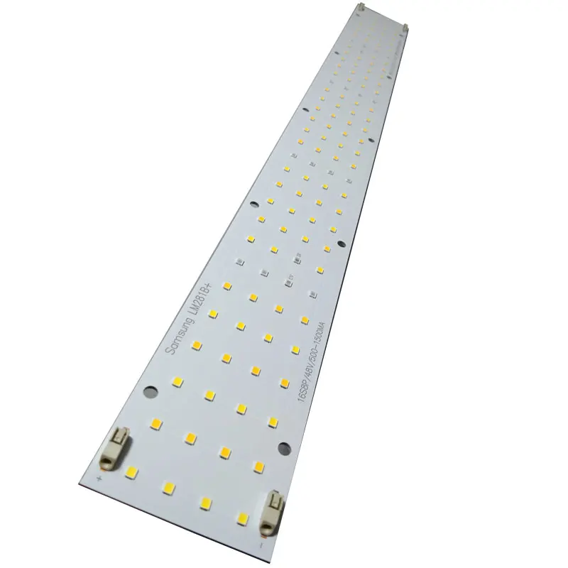 Led Lichtbalk Board Quantum Strips LM281B + Samsung QB128 60W Led Groeilamp Gemengd 3000-6500K 660nm UV IR Planten Binnen