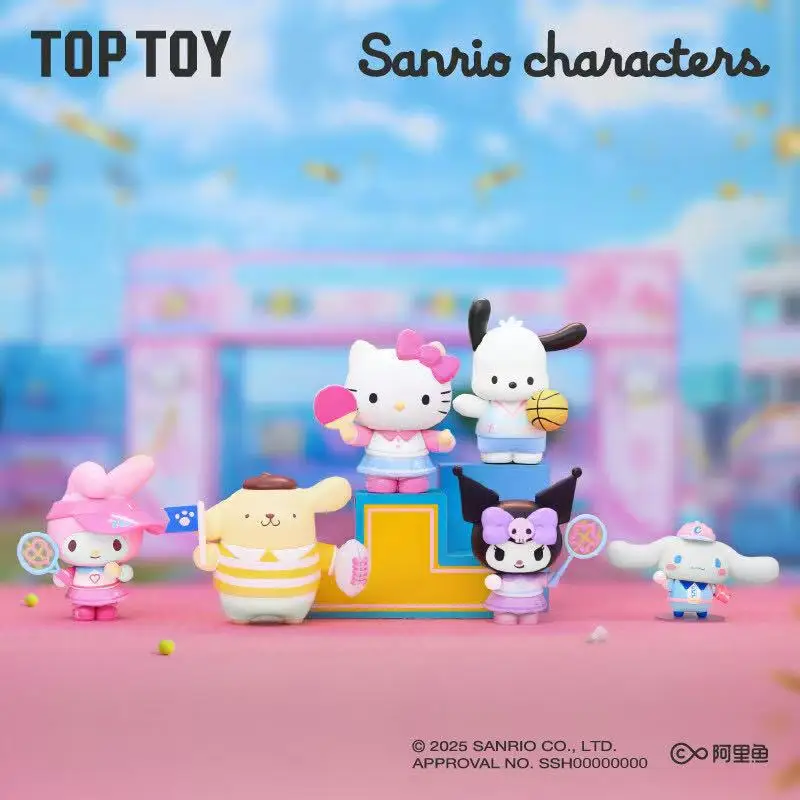 

Новый продукт, 100% подлинный TOPTOY Sanrio, персонажи Energy Sports Series, слепая коробка, фигурка Куроми, коллекционный модный подарок для фанатов